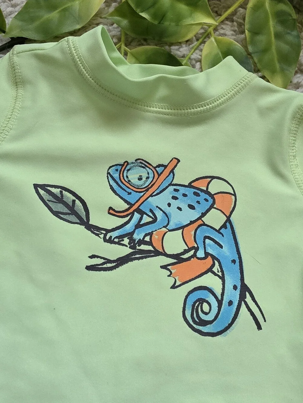 Chameleon Swimsuit Set (0-3 Months)